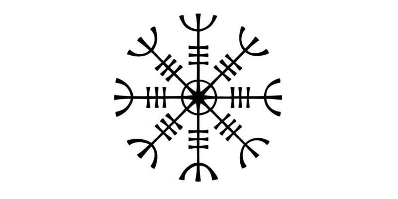 El símbolo vikingo aegishjalmur