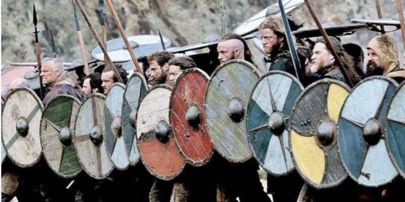 Formación de escudos en la serie Vikingos wikipedia